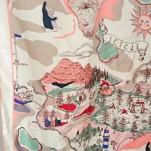 Pantonight Large Square Silk Scarf